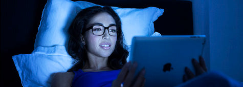 BlueControl beschermt je ogen tegen schadelijk blauw licht van tablet, PC, smartphone, Led TV,...
