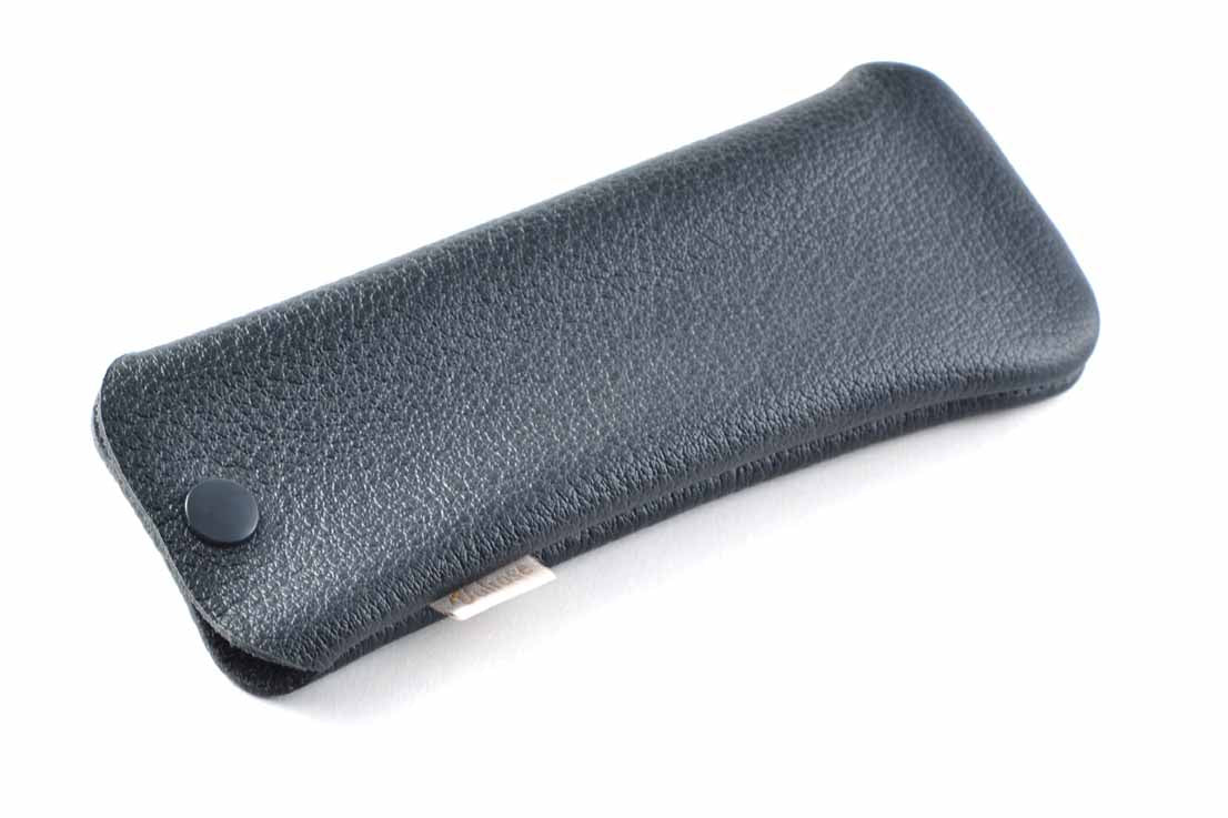 Valrose zwart lederen etui