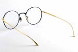 Masunaga WRIGHT 55 49-22 TITAN Dark Blue Gold