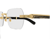 Cartier 0377O 001 Special Edition met buffelhoorn