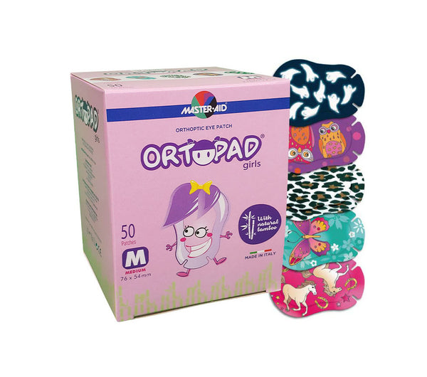 Ortopad oogpleister Girls Medium 50 stuks